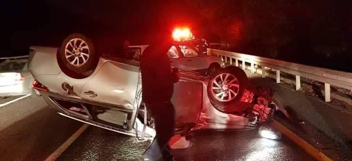 4 إصابات في انقلاب مركبة قرب رام الله بعد مطاردة الجيش لهم